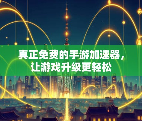 真正免费的手游加速器，让游戏升级更轻松