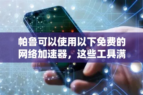 帕鲁可以使用以下免费的网络加速器，这些工具满足快速连接互联网的需求，且无需连接到服务器