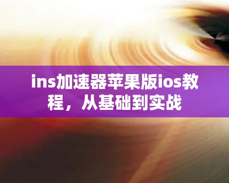 ins加速器苹果版ios教程,从基础到实战 ins加速器苹果版ios教程,从基础到实战