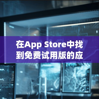 在App Store中找到免费试用版的应用，可以按照以下步骤进行