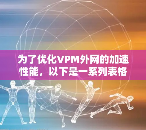 为了优化VPM外网的加速性能，以下是一系列表格化的优化步骤指南