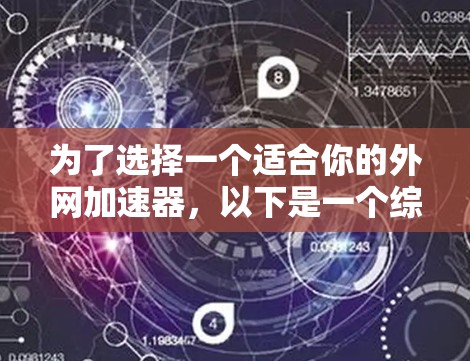 为了选择一个适合你的外网加速器，以下是一个综合考虑的因素和推荐步骤
