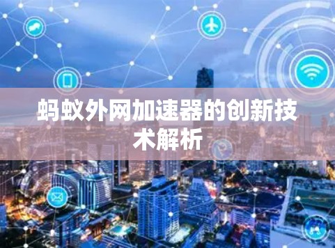 蚂蚁外网加速器的创新技术解析