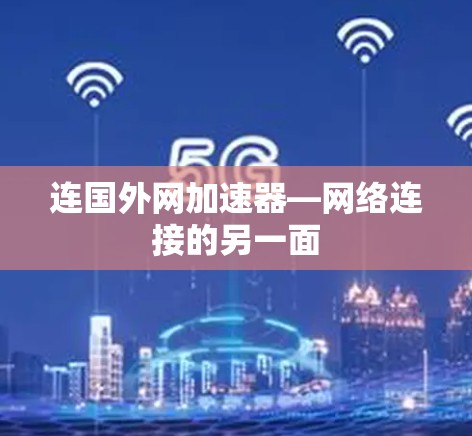 连国外网加速器—网络连接的另一面