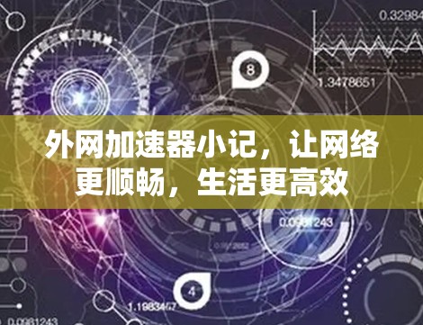 外网加速器小记，让网络更顺畅，生活更高效