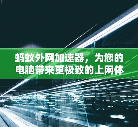 蚂蚁外网加速器，为您的电脑带来更极致的上网体验