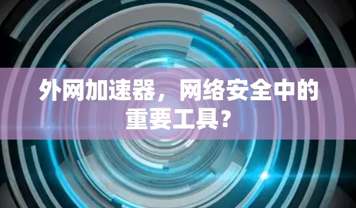 外网加速器,网络安全中的重要工具? 外网加速器,网络安全中的重要工具?