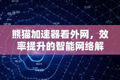 熊猫加速器看外网，效率提升的智能网络解决方案