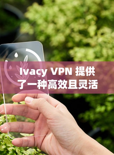 Ivacy VPN 提供了一种高效且灵活的VPN解决方案，适合需要管理多个 VPN 联线的用户。以下是对 Ivacy VPN 使用体验的详细分析