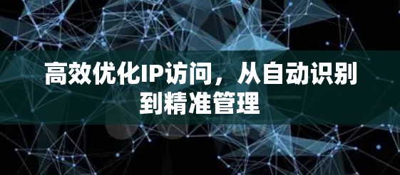 高效优化IP访问,从自动识别到精准管理 高效优化IP访问,从自动识别到精准管理