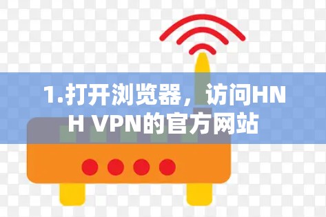 1.打开浏览器,访问HNH VPN的官方网站 1.打开浏览器,访问HNH VPN的官方网站