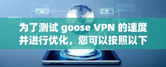 为了测试 goose VPN 的速度并进行优化，您可以按照以下步骤进行