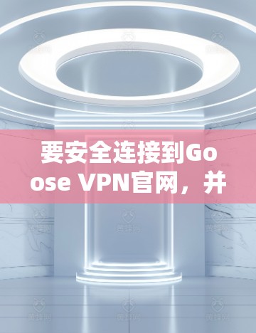 要安全连接到Goose VPN官网，并下载高速VPN软件，按照以下步骤操作