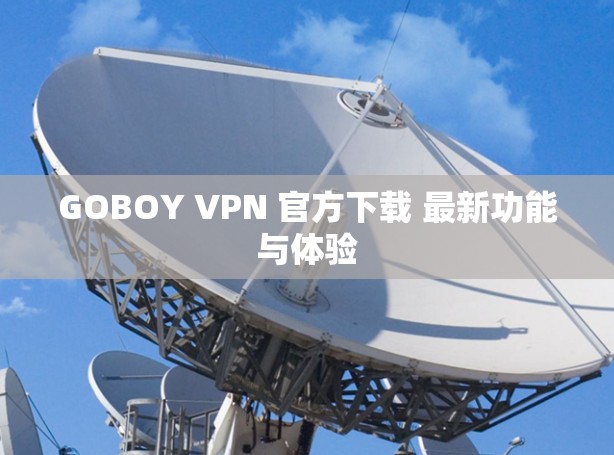GOBOY VPN 官方下载 最新功能与体验