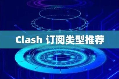 Clash 订阅类型推荐