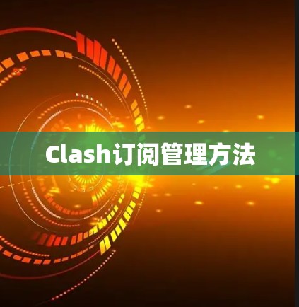 Clash订阅管理方法
