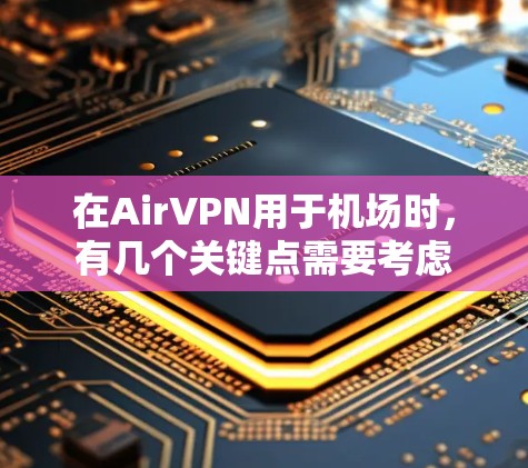 在AirVPN用于机场时，有几个关键点需要考虑