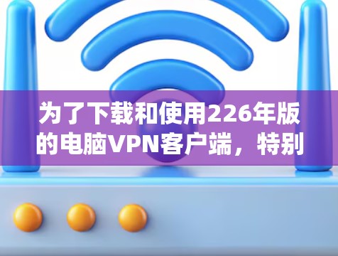 为了下载和使用226年版的电脑VPN客户端，特别是针对Windows系统的用户，可以按照以下步骤进行