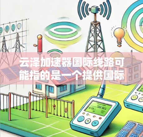 云泽加速器国际线路可能指的是一个提供国际网络加速功能的加速软件或服务。以下是对该概念的详细说明
