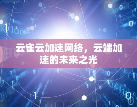 云雀云加速网络，云端加速的未来之光