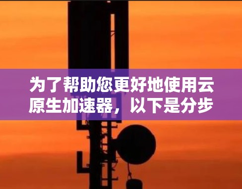 为了帮助您更好地使用云原生加速器，以下是分步骤的解决方案