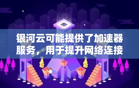 银河云可能提供了加速器服务,用于提升网络连接的性能。关于银河云加速器的线路测速,通常需要通过不同的测试工具或服务来评估其性能。以下是一些建议,帮助您了解和测试银河云加速器的性能 银河云可能提供了加速器服务,用于提升网络连接的性能。关于银河云加速器的线路测速,通常需要通过不同的测试工具或服务来评估其性能。以下是一些建议,帮助您了解和测试银河云加速器的性能