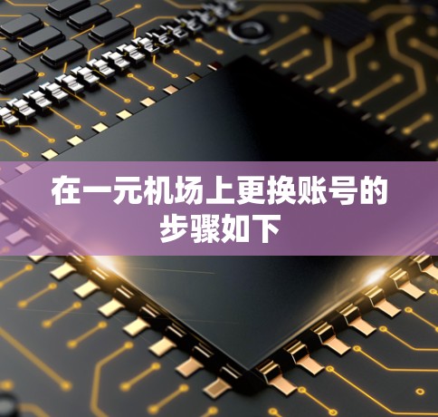 在一元机场上更换账号的步骤如下