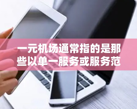 一元机场通常指的是那些以单一服务或服务范围有限的机场。这些机场可能提供快速到达的交通、独特的餐饮或购物体验，但服务范围有限，通常只能提供一种服务