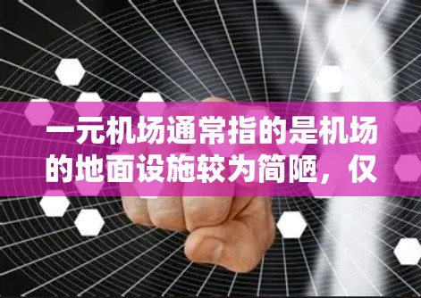 一元机场通常指的是机场的地面设施较为简陋，仅限于货物和乘客的使用，没有中央票务系统等复杂的地面设施。以下是对一元机场入口的详细说明