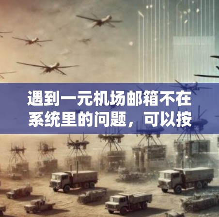 遇到一元机场邮箱不在系统里的问题，可以按照以下步骤解决